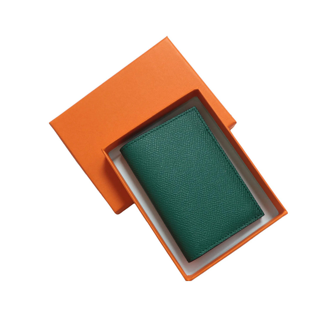 Compact Bifold Card Wallet in Top Grain Leather detail image 15