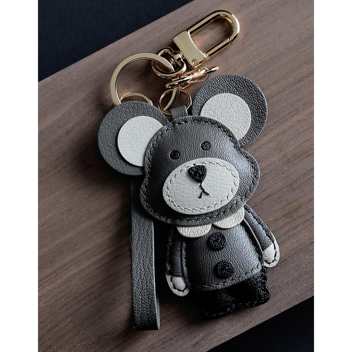 HANDSEWGIFT Leather Hamster Keychain DIY Kit detail image 5