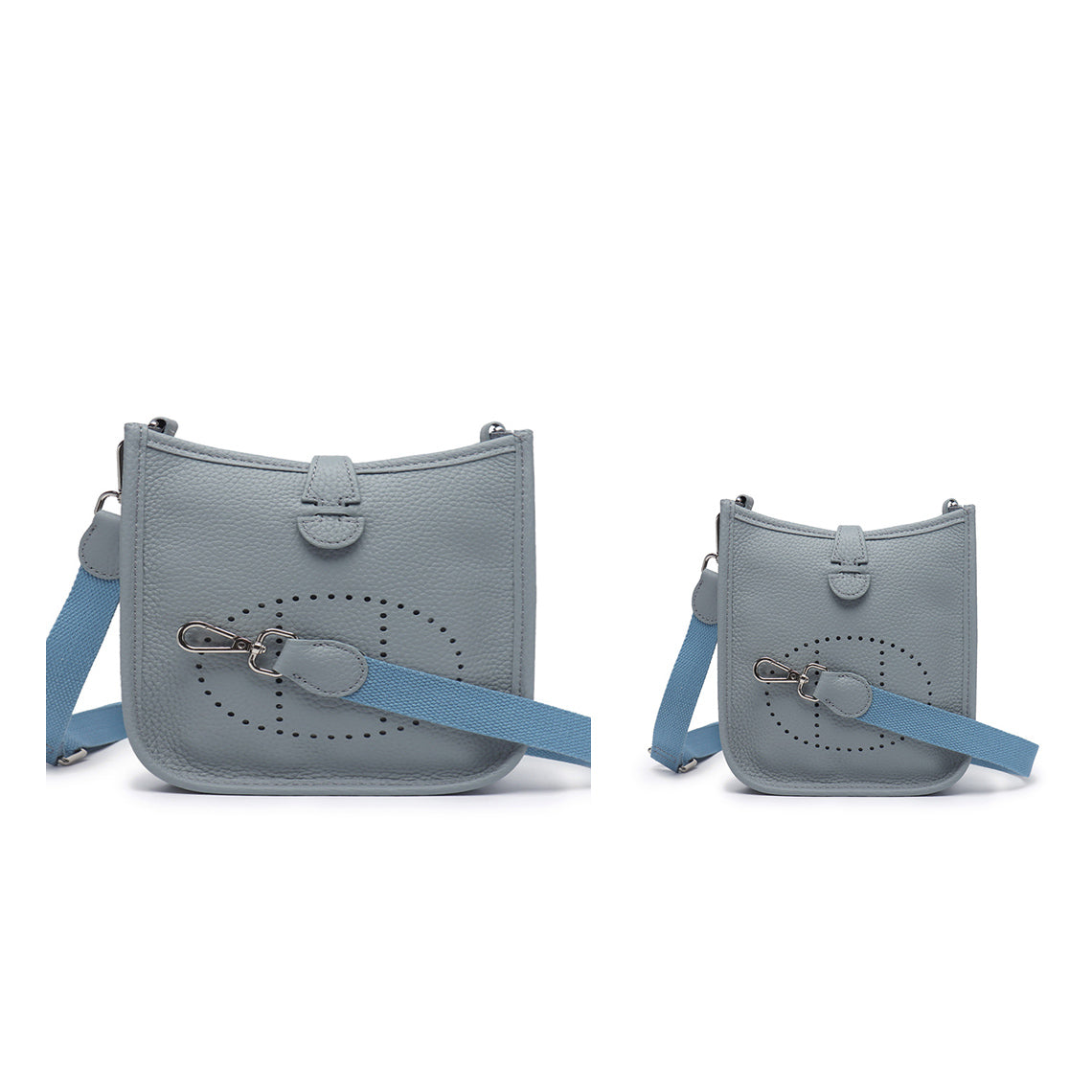 Top Grain Leather Crossbody Bag - Large 28 / Small 18 detail image 9