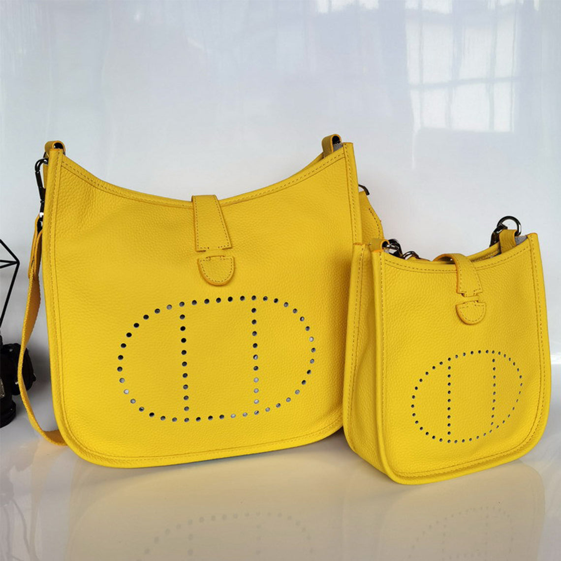 Top Grain Leather Crossbody Bag - Large 28 / Small 18 detail image 18