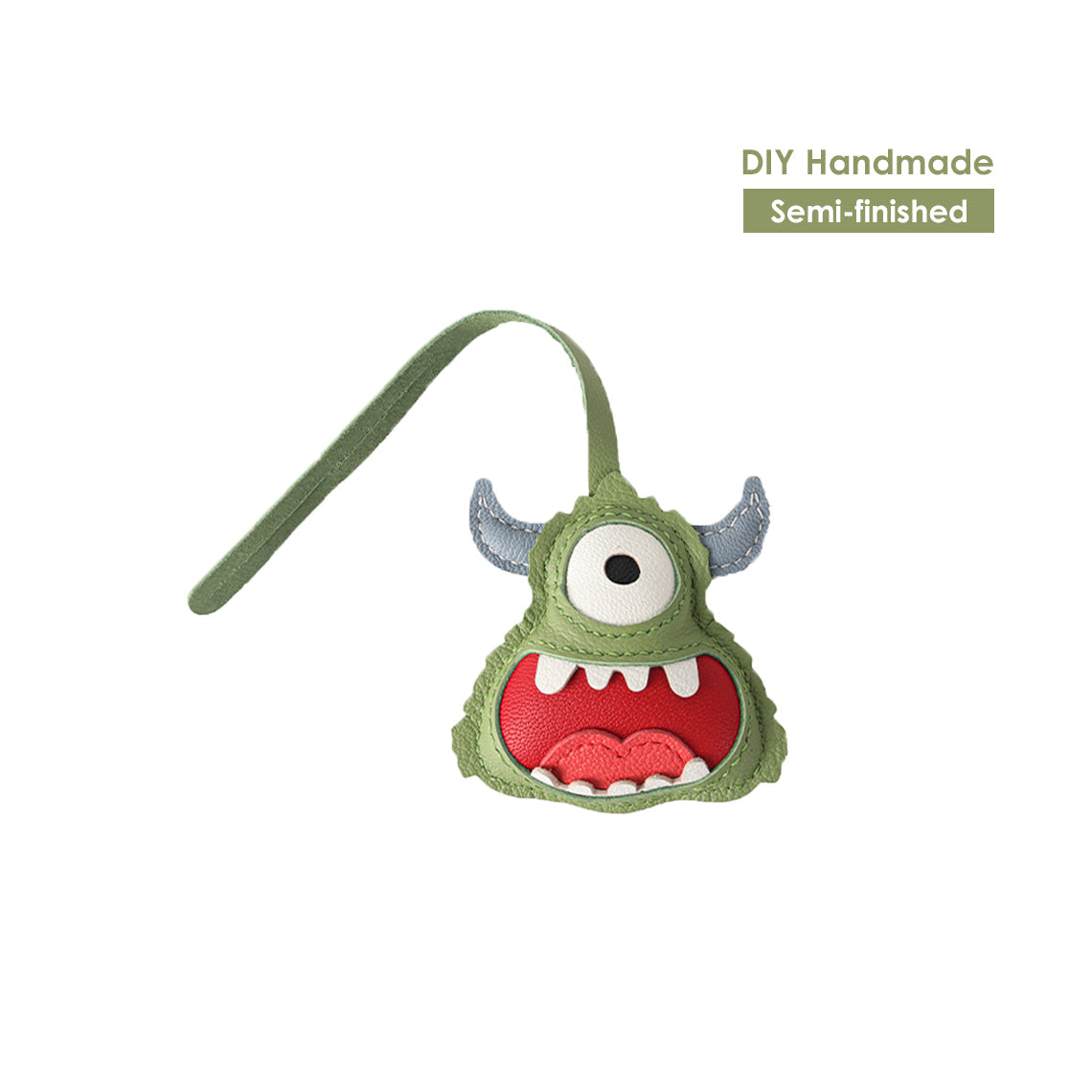HandsewGift Leather Monster Keychain Charm DIY Kit product image 1