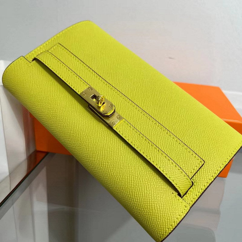 Long Top Handle Wallet with Detachable Strap – 12 Colors detail image 12