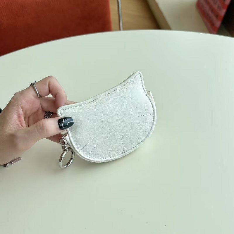 Lambskin Lipstick Case Purse with Coin Pocket detail image 12