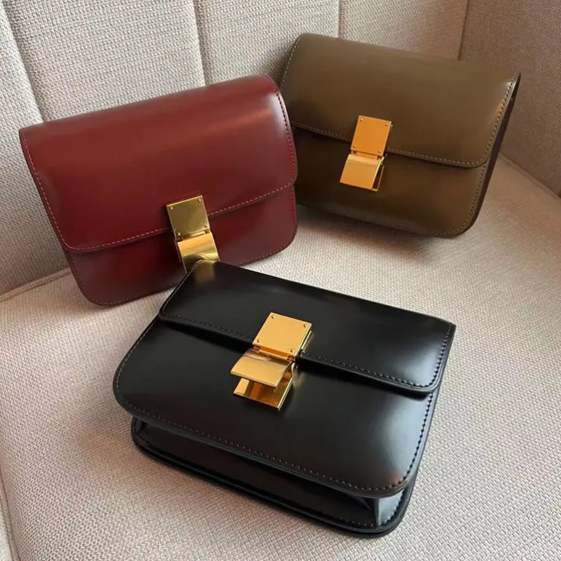 Classic Box Bag in Glossy Cowhide Leather – Small and Medium product image 1