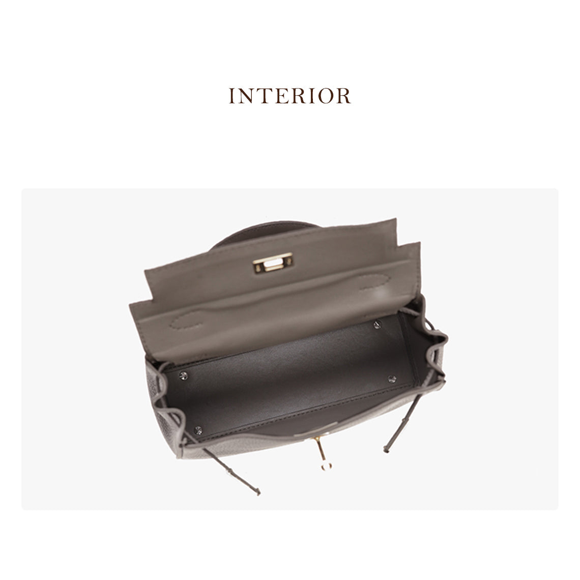 Top Handle Leather Bag DIY Kit – Hand-Stitch Your Own Bag detail image 6