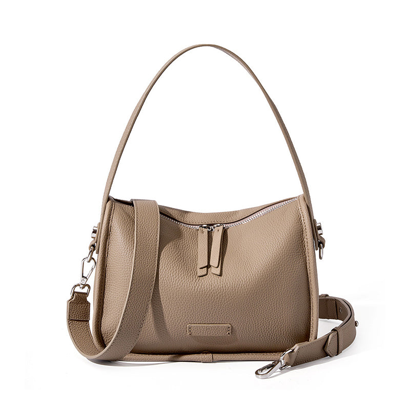 Top Grain Leather Handbag with Detachable and Adjustable Strap product image 1