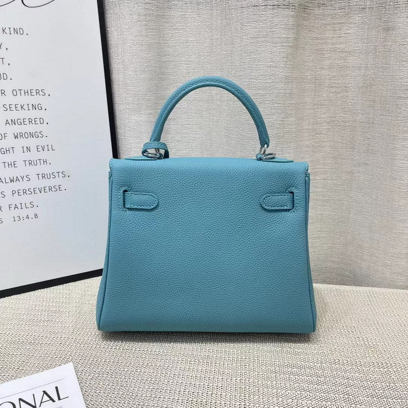 Top Grain Leather Mini Top Handle Bag with Detachable Strap detail image 8