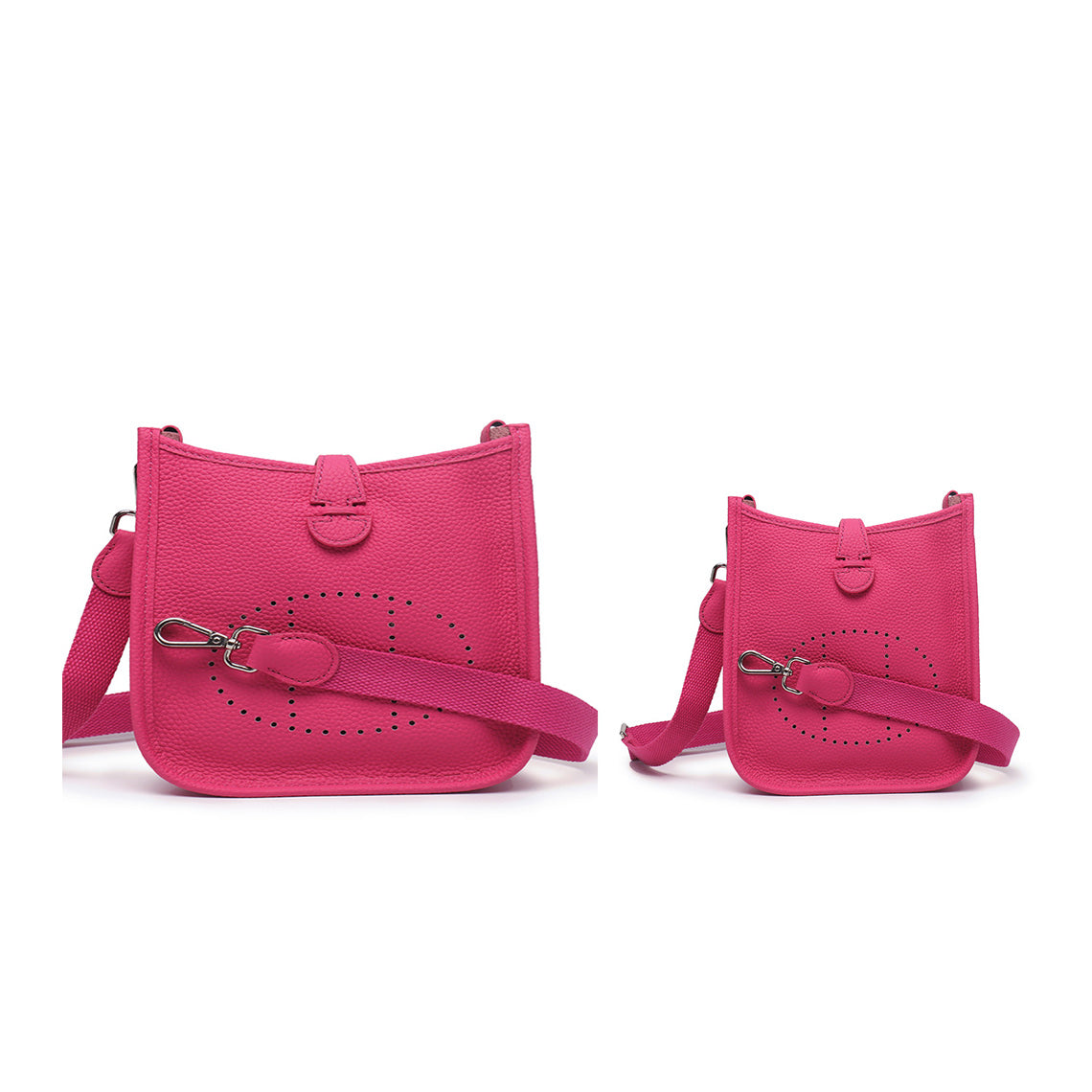 Top Grain Leather Crossbody Bag - Large 28 / Small 18 detail image 14