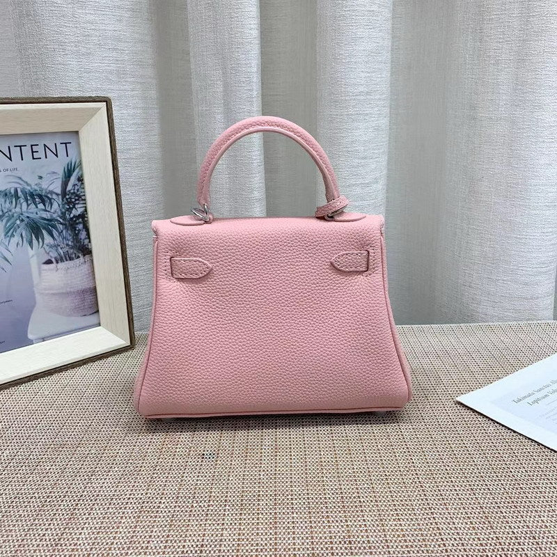 Top Grain Leather Mini Top Handle Bag with Detachable Strap detail image 9