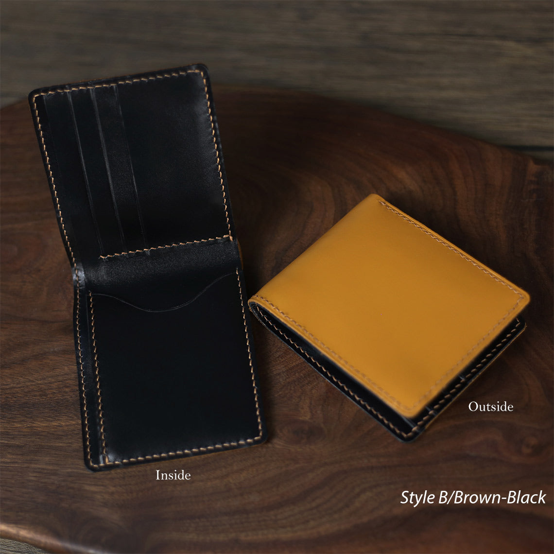Full Grain Leather Slim Wallet DIY Kit – Hand Sewn, Two Styles detail image 14