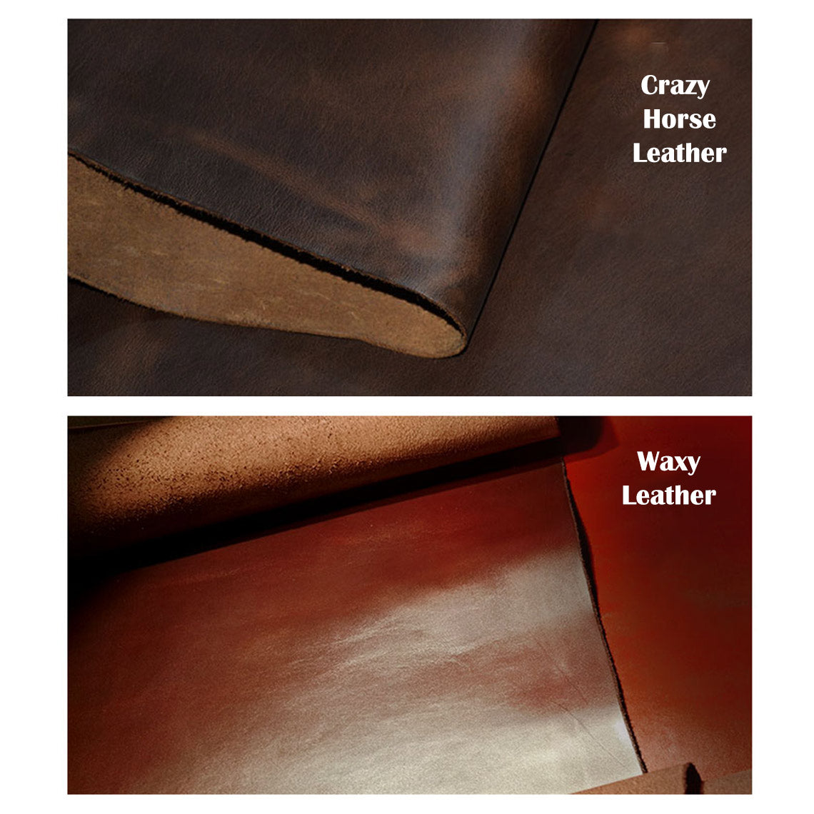 Handsewgift DIY Crazy Horse Leather Bifold Wallet Kit – Choose Style A or B detail image 5