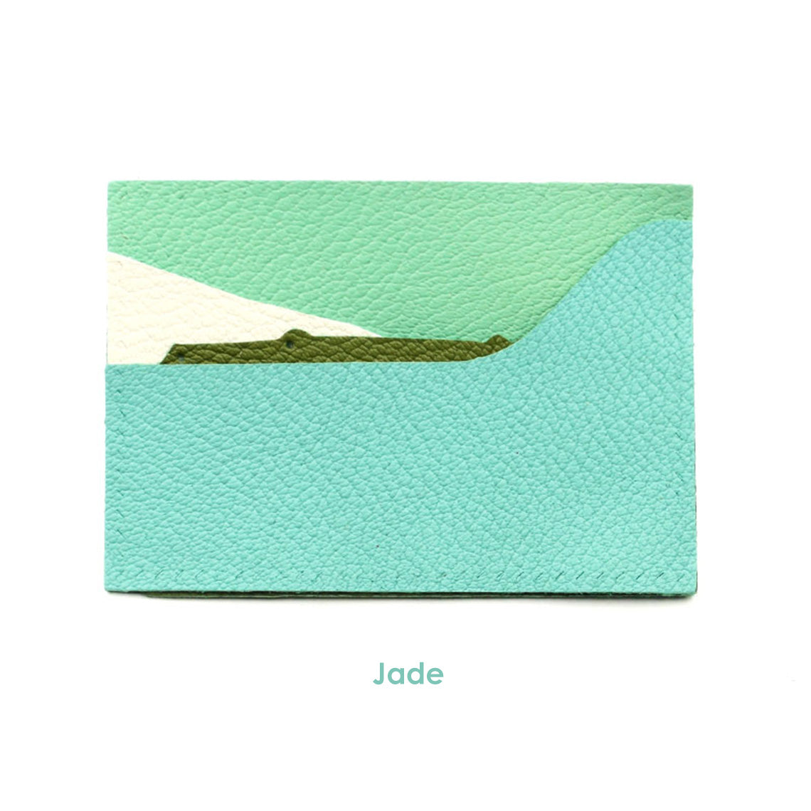 Alligator Card Holder DIY Leathercraft Kit with Pre-Punched Panels detail image 12