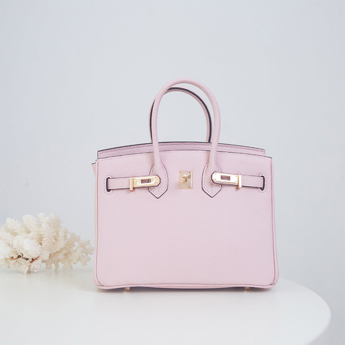 Top Grain Leather X-Large 40 cm Top Handle Bag detail image 6