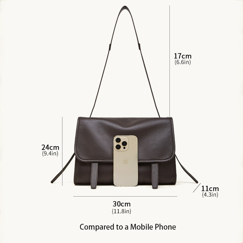 Top Grain Calfskin Multi-way Messenger Handbag detail image 3