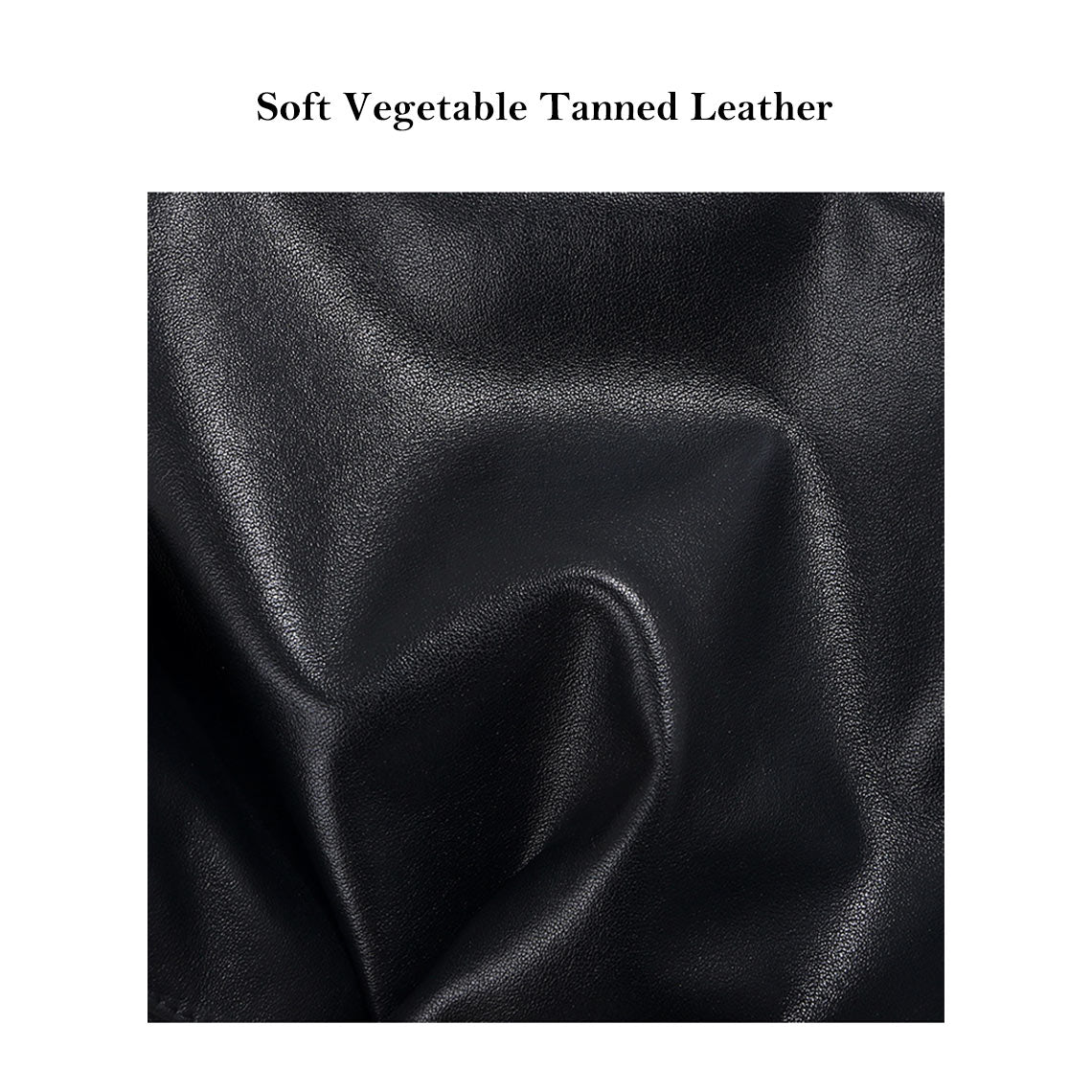 Vegetable Tanned Leather Minimalist Shoulder Bag detail image 1