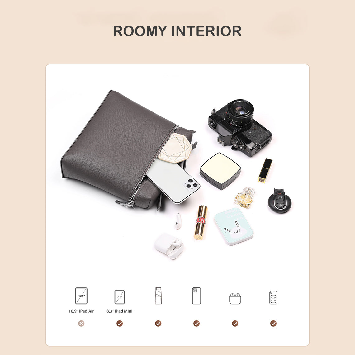 Handsew Your Own Top Grain Leather LP Backpack DIY Kit detail image 5