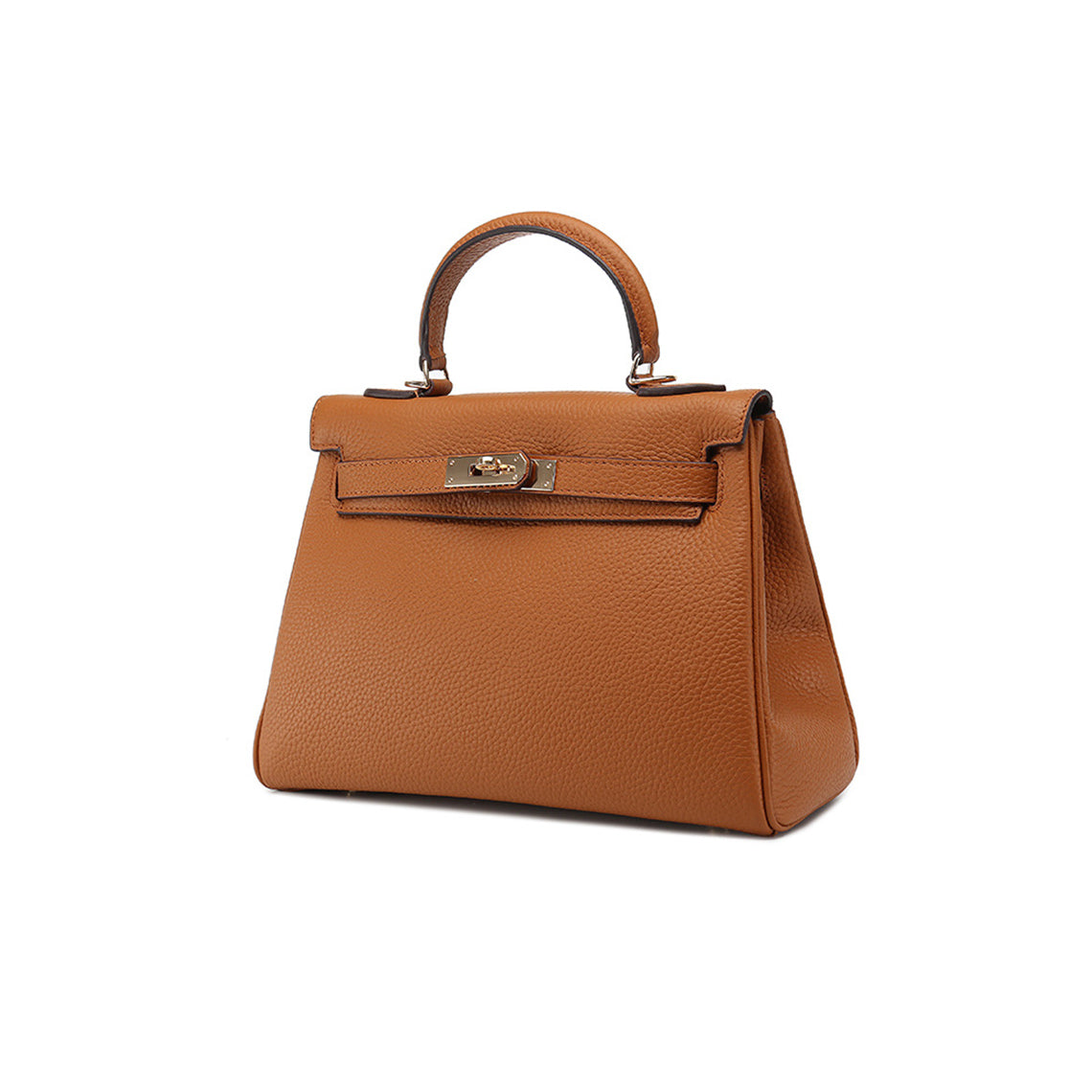 Top Grain Leather Top Handle Bag with Shoulder Strap – Small, Medium, Large detail image 18