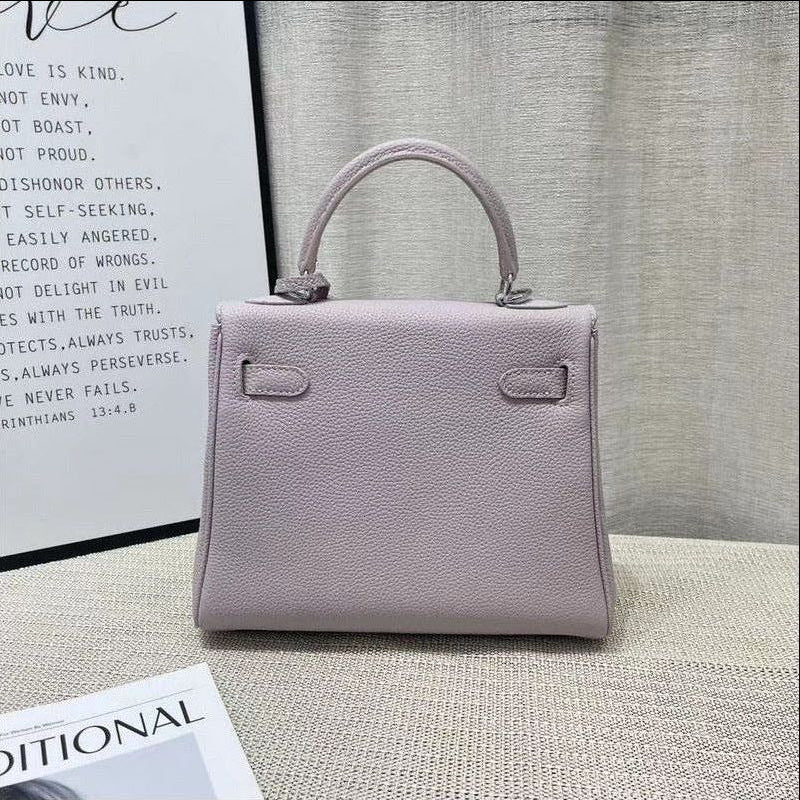 Top Grain Leather Mini Top Handle Bag with Detachable Strap detail image 11