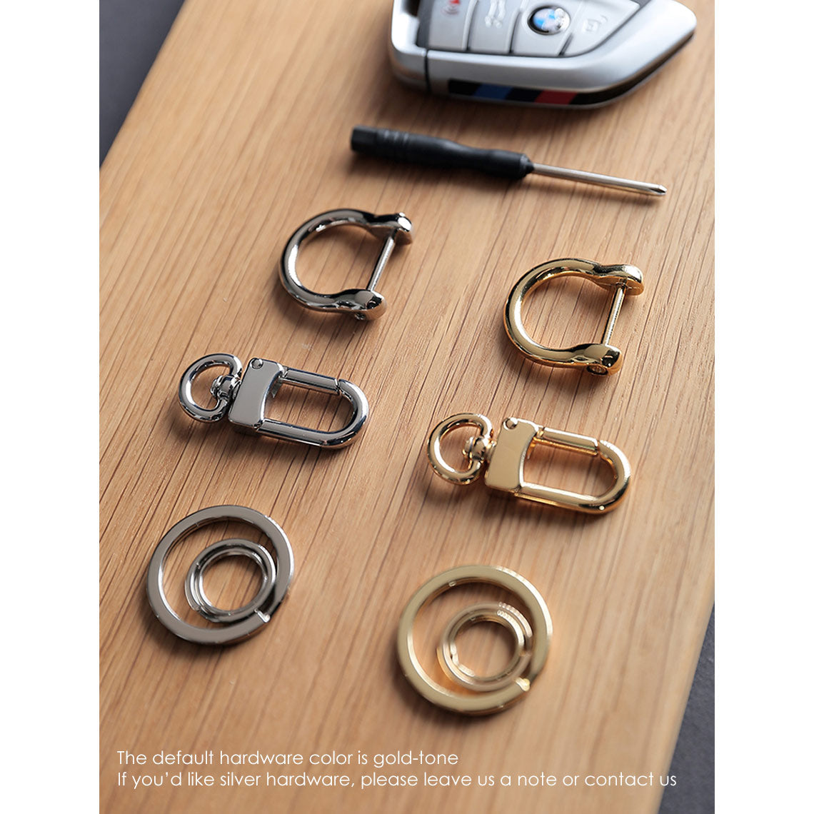 HandsewGift Guitar Design Leather DIY Keychain Kit detail image 7
