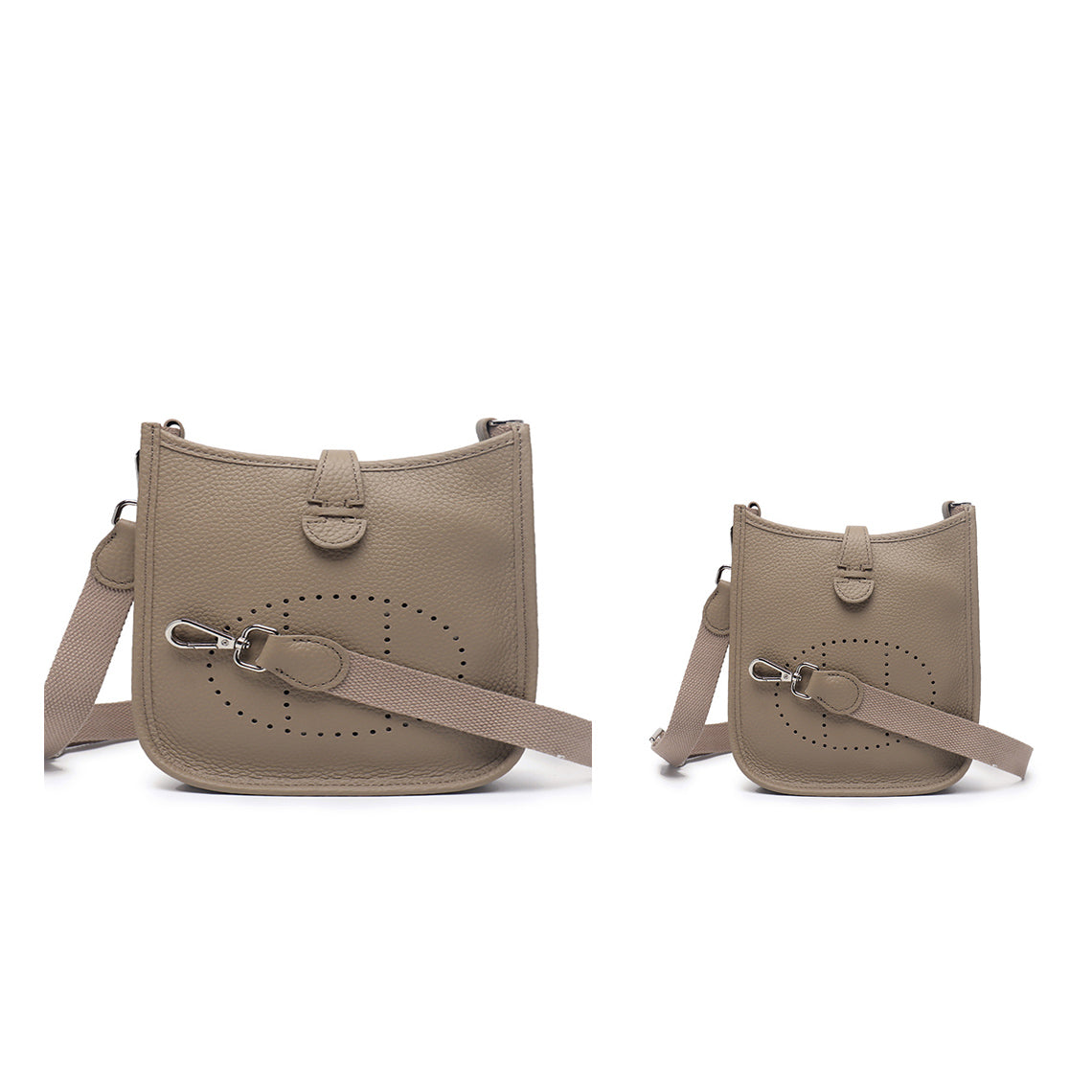 Top Grain Leather Crossbody Bag - Large 28 / Small 18 detail image 11