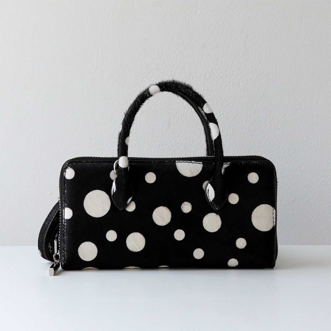 Polka Dot Small Clutch with Detachable Crossbody Strap detail image 11