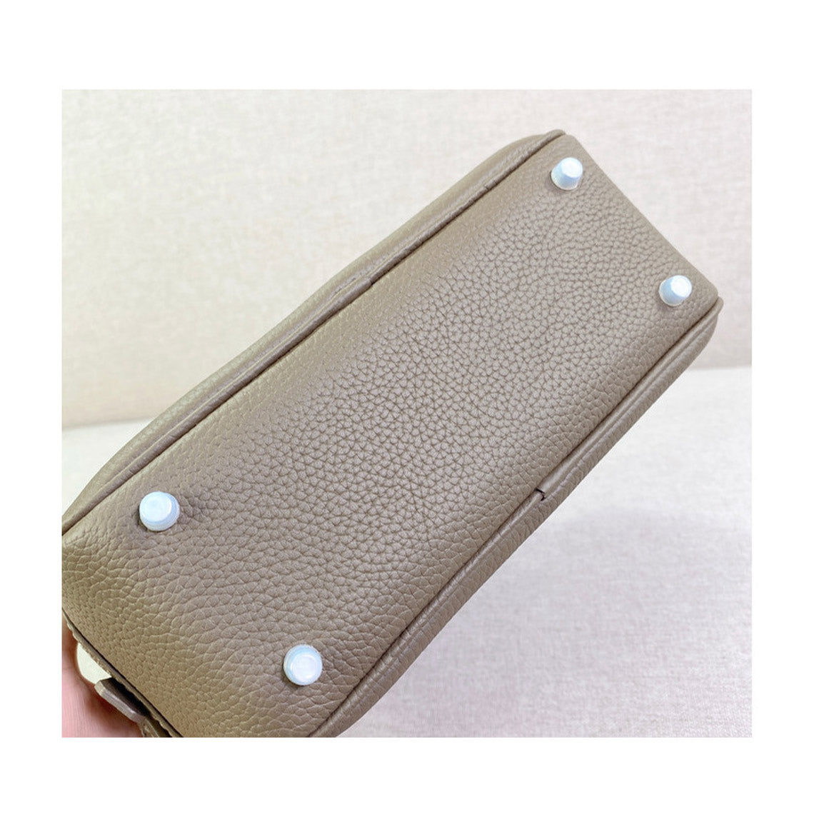 Top Grian Leather Mini Plume Bag – Top Grain Leather, Detachable Strap detail image 4
