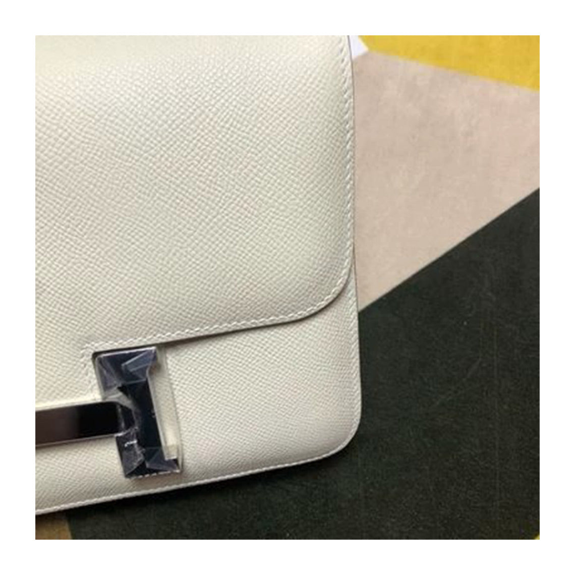 Full Grain Leather Mini Tofu Bag Charm DIY Kit with Pre-Cut Panels detail image 9