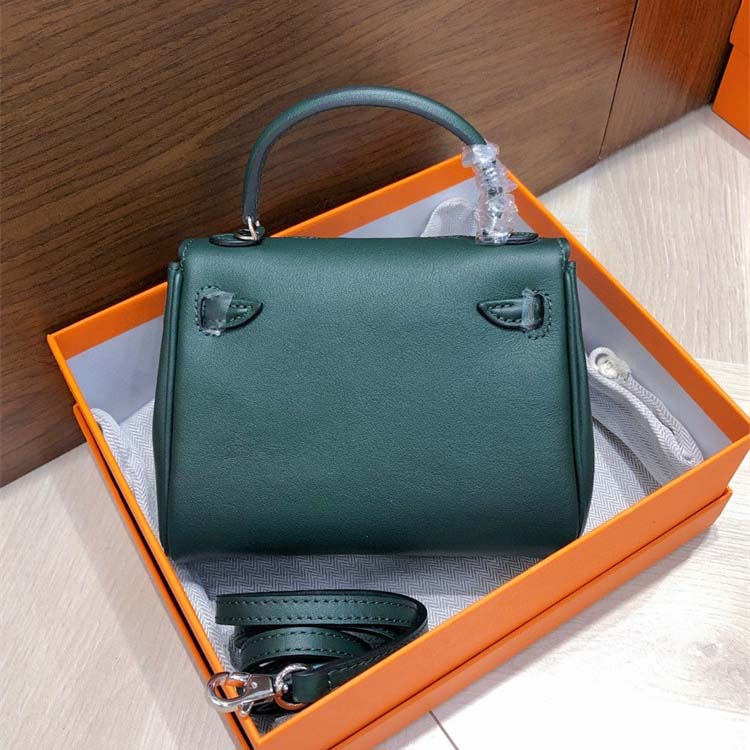 Smile Doll Bag Genuine Leather Mini Handbag with Top Handle and Crossbody Strap detail image 20