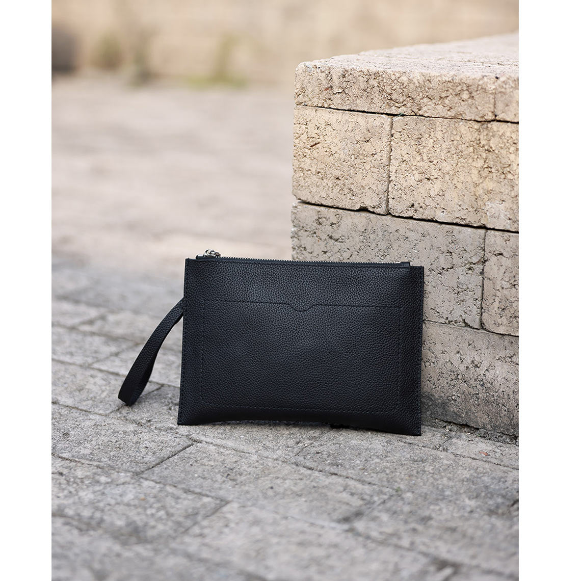 Men's Leather Clutch Bag DIY Kit – Top Grain & Full Grain Leather detail image 6