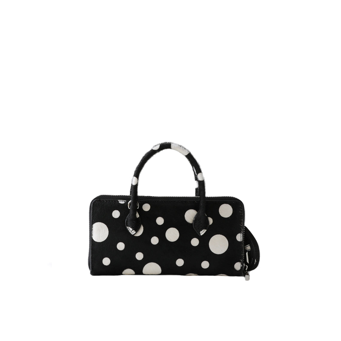 Polka Dot Small Clutch with Detachable Crossbody Strap detail image 15